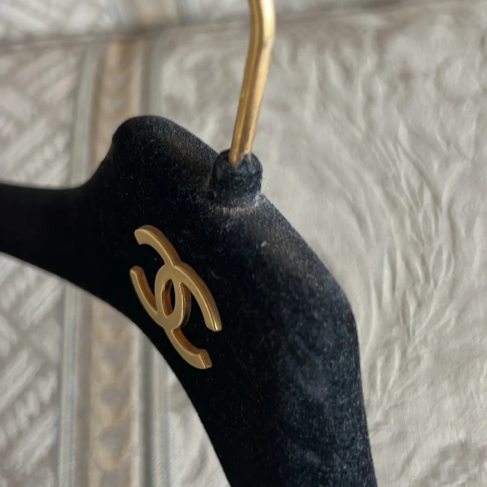 Authentic Chanel velvet hanger